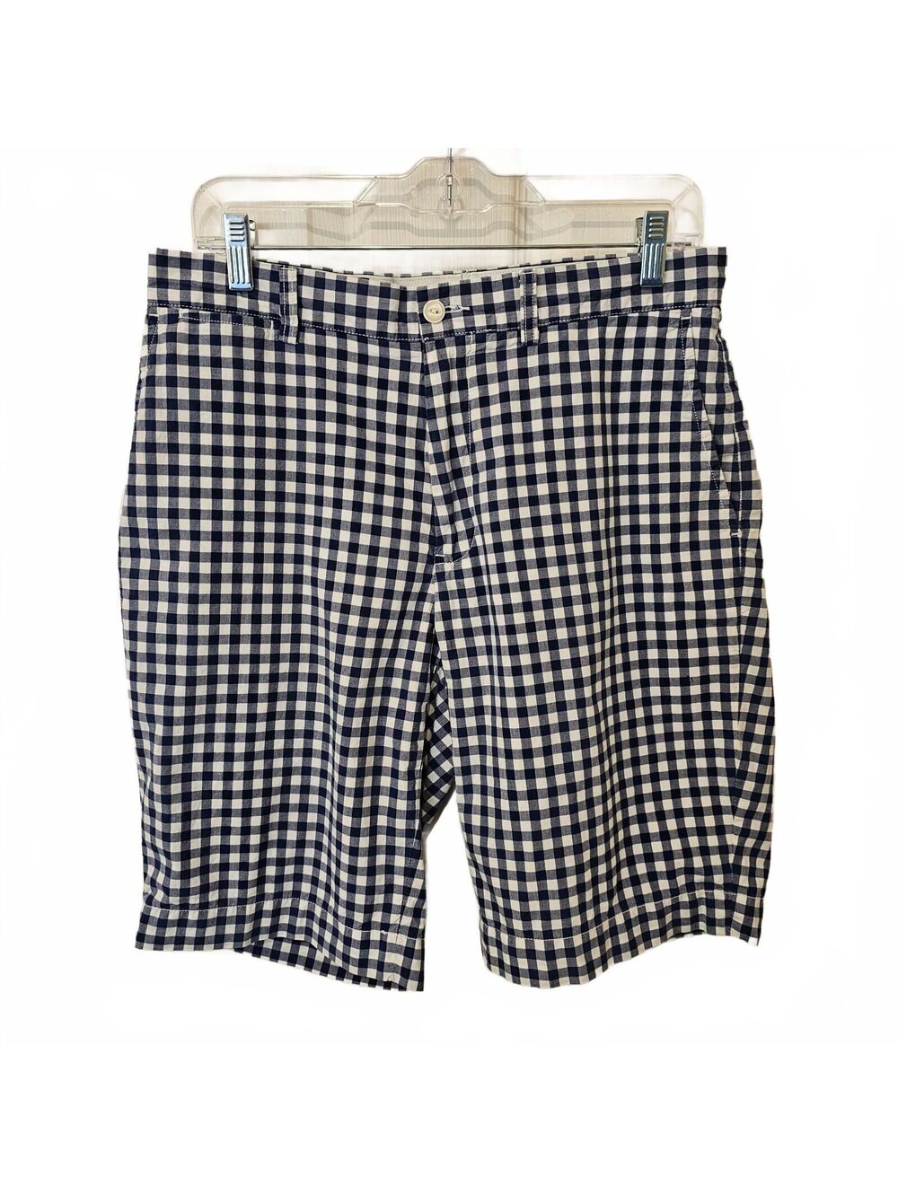 Polo by Ralph Lauren Men Shorts Navy & White Gingham Americana size 32